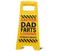 Boxer Gifts Divertida señal de advertencia para papá - Farts Loading Approach at Own Risk - Broma para el día del padre y relleno de calcetines de Navidad
