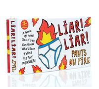 Boxer Gifts Juego de Cartas Liar Liar Pants On Fire, diversión de Ritmo rápido para Toda la Familia y Edades