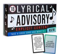 Boxer Gifts Lyrical Advisory - The NSFW Music Party Game para Grupos - Juegos de Cartas groseros para Adultos