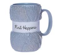 Boxer Gifts MU3048 Knit Happens - Taza de cerámica con detalles realistas, diseño de ovillo de lana, regalo para mujer para cumpleaños o Día de la Madre