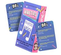 Boxer Gifts Nineties Guess That Tune Music Quiz Game-Juegos de Fiesta para Adultos y Familia-Trivia de Canciones de los años Regalos de los 90 para Hombres y Mujeres, Color Azul (GA3054)