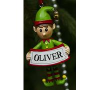 Boxer Gifts Oliver Elf-Decoración para árbol, Gran, Toda la Familia, cerámica, Multicolor, 8 x 4.5 x 2 cm