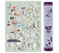 Boxer Gifts Póster de Get Old Scratch Off Challenges | Divertido regalo de jubilación o cumpleaños para él o ella