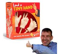 Boxer Gifts Tiny Hands on Sticks Broma - Paquete de 3 Piezas de Paz, Pulgares Arriba y Ola extraña - Regalos de Broma tonta