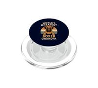 Boxer Grandpa, el Mejor Amante de los Perros Retro del Mundo PopSockets PopGrip para MagSafe
