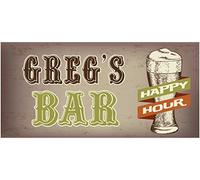 Boxer Greg Bar Signs