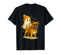Boxer Halloween Ghost Walking Boxer Dog Camiseta