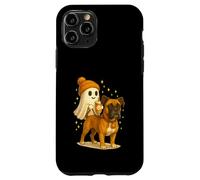 Boxer Halloween Ghost Walking Boxer Dog Carcasa para iPhone 11 Pro