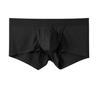 Boxer Hombre Pack Algodon, Calzoncillos Deportivos Hombre, Sexy Liso Impresión Holgados Elástica Raya Calzoncillos Colores Contrastantes Ultrafino Casual Cómodo Moda Boxer