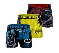 Boxer infantil DC Comics, Calzoncillos para niño Batman, Original y Transpirable (juego de 3), Amarillo/rojo/azul/negro, 8-10 años