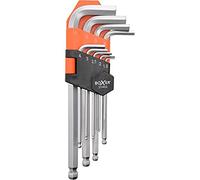 Boxer Juego de llaves hexagonales de 9 piezas - Acero CR.V