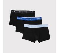 Lacoste de los hombres Pack de 3 baÃºles elásticos de algodón, Negro