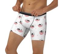 Boxer largo para hombre, paraguas con banda elástica, Negro , XXL