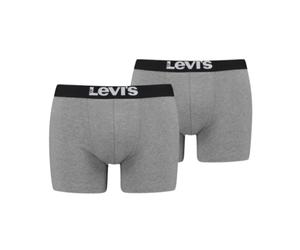 BOXER LEVI'S® SOLID BASIC 2PCK GREY S