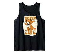 Boxer Life Dabbing Dog Cute Fun Meme Boxers Dueño Cachorro Camiseta sin Mangas