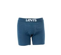 Levi's Men's Solid Basic Boxers (2 Pack) Boxer Shorts, Azul (Blue), S (Pack de 2) para Hombre