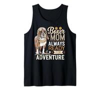 Boxer Mom Always Ready for Adventure Camiseta sin Mangas