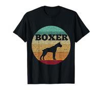 Boxer Mom Retro Vintage T-Shirt | Boxer Dad Boxer Dog Regalos Camiseta