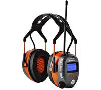 Boxer® Orejeras Bluetooth con Radio DAB/FM - Resistente al Agua, Protección Auditiva Ligera, Reducción de Ruido de 22 dB, Micrófono Integrado, Batería de Larga Duración