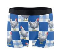 Bóxer para Hombre Gallinas a Cuadros Boxer Hombre Libertad de | EláSticos Calzoncillos Bóxer para Hombre Transpirables Calzoncillos Boxer Deporte Viajes