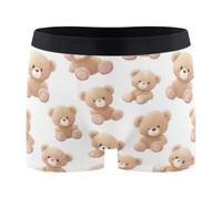 Bóxer para Hombre Osos Lindos de Dibujos Animados Bóxer Hombre Gimnasio | CóModo Calzoncillos Bóxer para Hombre Absorben La Humedad Calzoncillos Boxer Libertad de movimiento Viajes