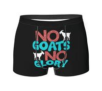 Bóxer para Hombre Sin Cabras No Hay Gloria. Amante De Las Cabras. Transpirables Calzoncillos Bóxer Absorben La Humedad Calzoncillos Bóxer para Hombre para Correr Aire Libre L