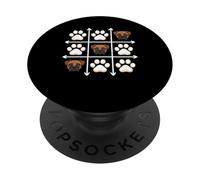 Boxer Paws Grid Game Boxers PopSockets PopGrip Adhesivo