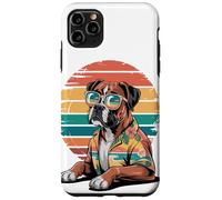 Boxer Perro Gafas De Sol Hawái Playa Verano Carcasa para iPhone 11 Pro MAX