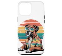 Boxer Perro Gafas De Sol Hawái Playa Verano Carcasa para iPhone 12 Pro MAX