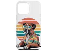 Boxer Perro Gafas De Sol Hawái Playa Verano Carcasa para iPhone 13 Pro MAX