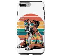 Boxer Perro Gafas De Sol Hawái Playa Verano Carcasa para iPhone 7 Plus/8 Plus