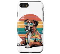 Boxer Perro Gafas De Sol Hawái Playa Verano Carcasa para iPhone SE (2020) / 7/8