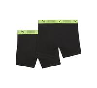 Bóxer PUMA Sport de microfibra para hombre (paquete de 2), Ropa, Negro, 2 2