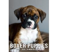 Boxer Puppies Calendar 2027 - 2028: 24 Month Organizer with Monthly Planner Pages, US Holidays, Appointments and Goal Tracking from 2027 to 2028, Beautiful Photography