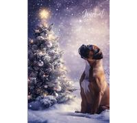 Boxer’s Christmas Wish: A Magical Winter Journal: A Magical Winter Notebook Featuring a Realistic Boxer in a Christmas Wonderland