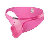 Boxer Sexy Hombre, Slip Hombre Sexy Talle Baja de Hilo Glaseado Ropa Interior De Moda Que Sube