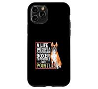 Bóxer Siberiano con una Frase Divertida Carcasa para iPhone 11 Pro