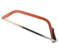 Boxer® sierra de arco 535 mm - hoja de dentado grueso en acero al carbono, arco con recubrimiento en polvo - sierra manual para madera y materiales derivados (negro/naranja)