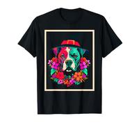 Boxer - Sombrero de Bruja Divertido para Amantes de los Perros de Halloween Camiseta