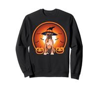 Boxer - Sombrero de Bruja Divertido para Amantes de los Perros de Halloween Sudadera