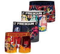 Boxers De Hombre Freegun Comic Pack De 4 S M L XL XXL 92% Poliéster Impresión