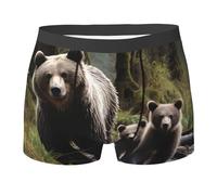 Bóxers Mamá Osa Cómodo Calzoncillos Bóxer Hombres Transpirable Boxer Briefs M