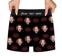 Boxers personalizados para hombre, divertidos para la cara de su esposa, ropa interior, regalos de cumpleaños, XS-4XL, style5, XS