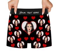 Boxers personalizados para hombre, ropa interior personalizada con tu nombre, calzoncillos calzones personalizados para hombres, regalos de cumpleaños, estilo8, 3XL