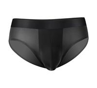 Boxers Personalizados,Ropa Interior Masculina sin Rastro de Seda de Hielo Pantalones Triangulares con Bolsa en U Ropa Interior Sexy y Transpirable de Cintura