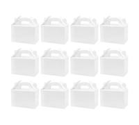 Boxes For Treats - 12 Pieces Goodie Container | Candy Boxes Witsh Handle,for Kids Teens Adults Craft Lovers Birthday Celebration Holiday Engagement Wedding Gatherings Parties
