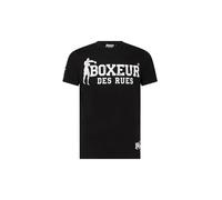 BOXEUR DES RUES Camiseta icónica negra y blanca, blanco y negro, L