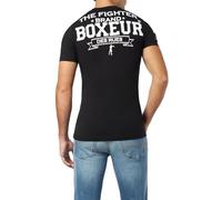 BOXEUR DES RUES Camiseta icónica negra y blanca, blanco y negro, S