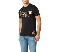 BOXEUR DES RUES Camiseta icónica negra y dorada, M