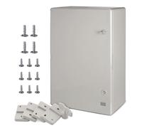 BOXEXPERT Armario de distribución de plástico ABS para flotas IP65 gris/transparente (ABS, 600x400x200mm gris)